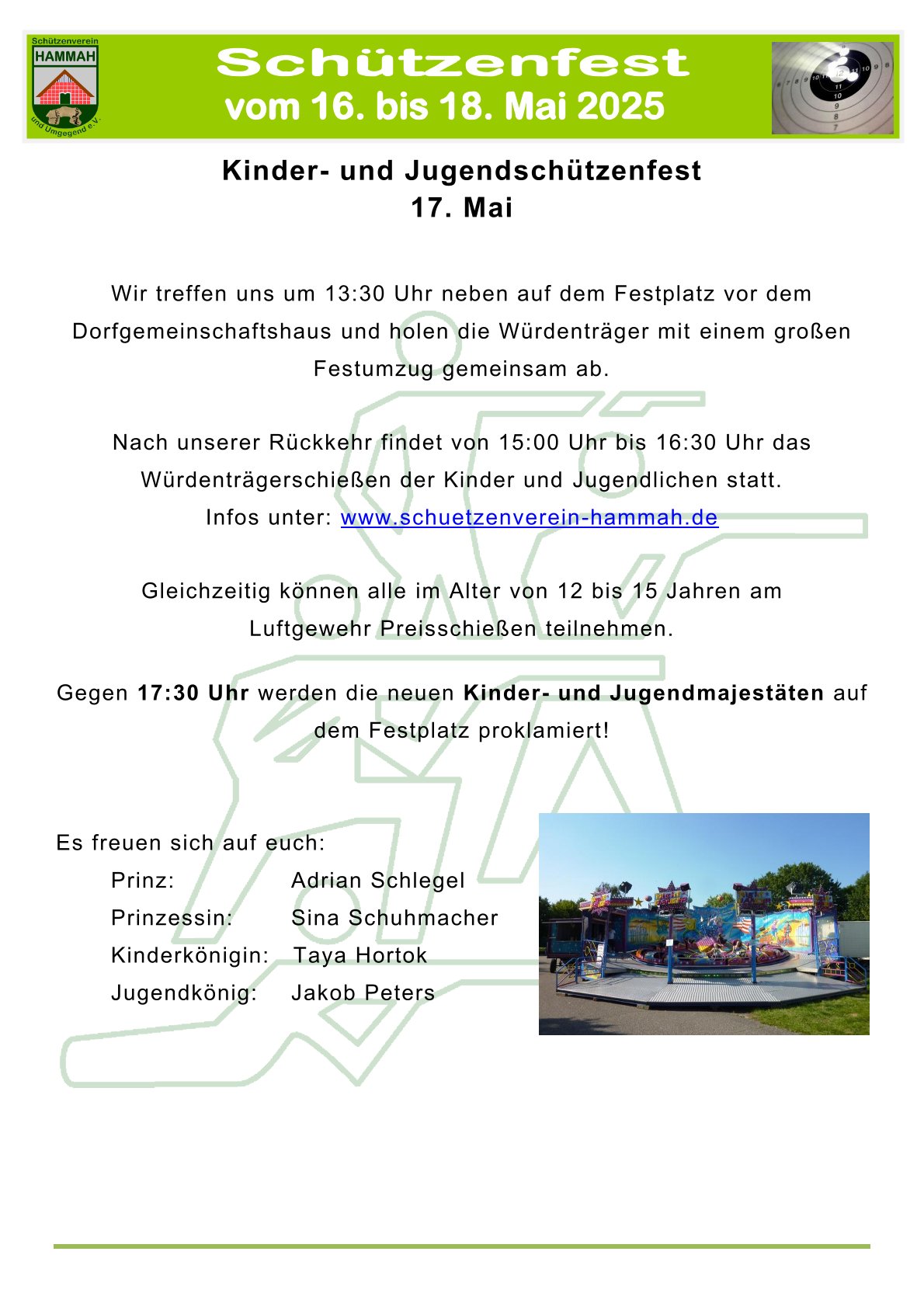Schützenfest 2025 Einladung Seite 3